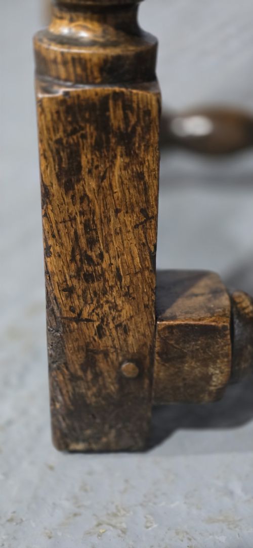 SUPER C18TH OAK DROPLEAF DINING TABLE - ADDITIONAL PHOTO 14