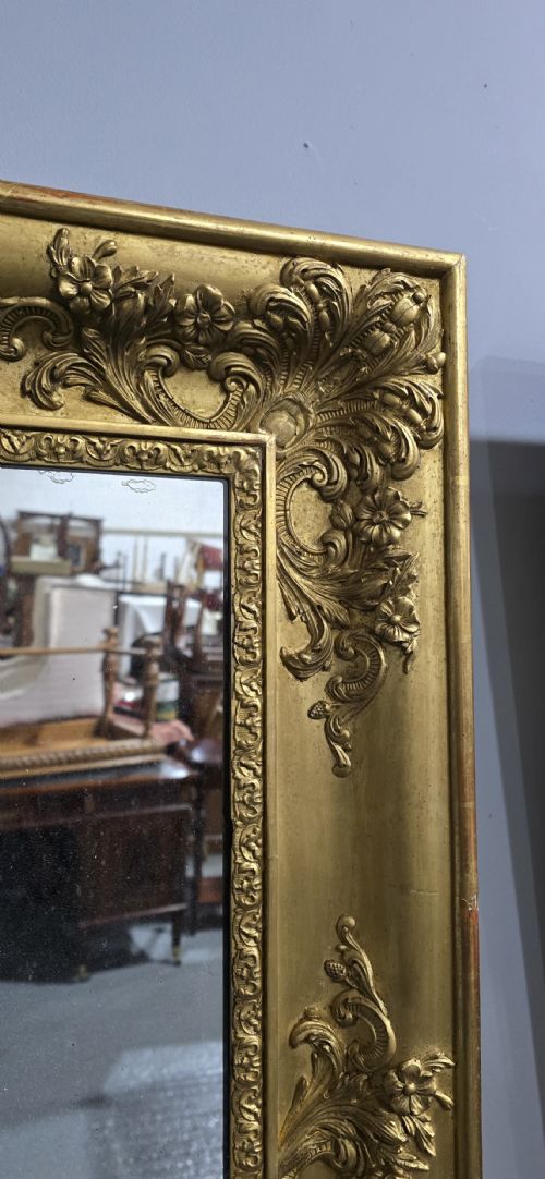 SUPERB PAIR EARLY VICTORIAN GILT WALL MIRRORS - ADDITIONAL PHOTO 4
