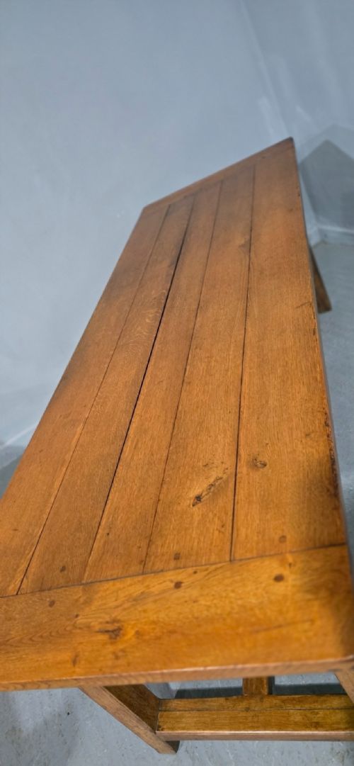 SUPER FRENCH FARMHOUSE REFRECTORY KITCHEN DINING TABLE - ADDITIONAL PHOTO 11