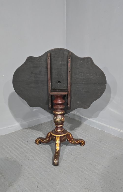 SUPERB ITALIAN PAINTED TABLE - ADDITIONAL PHOTO 4