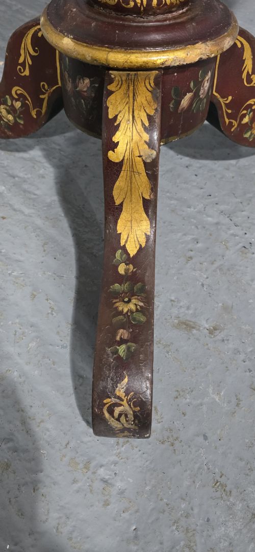 SUPERB ITALIAN PAINTED TABLE - ADDITIONAL PHOTO 8