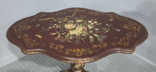 SUPERB ITALIAN PAINTED TABLE - ADDITIONAL PHOTO 12