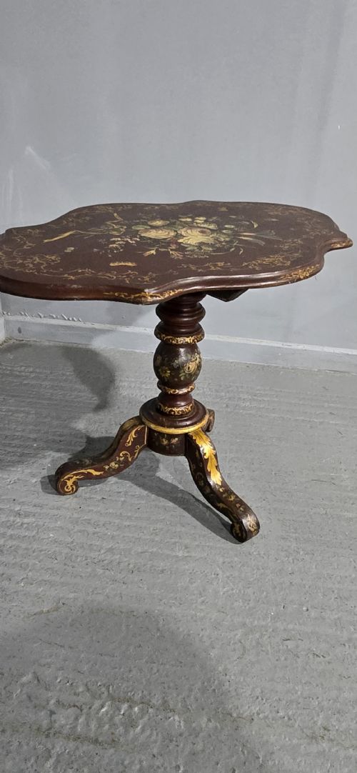 SUPERB ITALIAN PAINTED TABLE - ADDITIONAL PHOTO 14