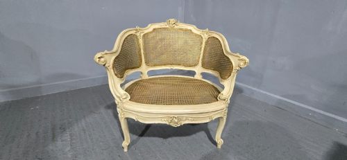 SUPERB FRENCH BERGERE TUB CHAIR - ADDITIONAL PHOTO 7