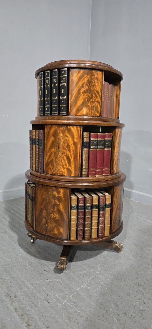 fig 1. Superb Mahogany Revolving Bookcase