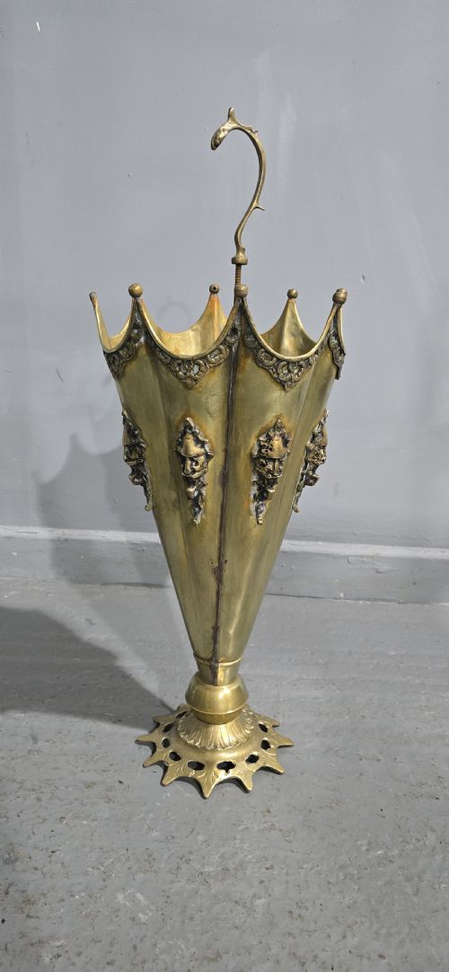 BRASS UMBRELLA STAND - ADDITIONAL PHOTO 1