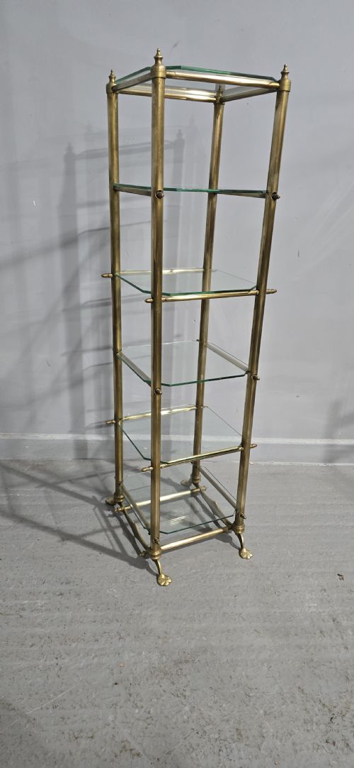 fig 1. Brass Shop Display Stand Harris and Sheldon Ltd