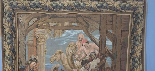 FRENCH SIGNED TAPESTRY - ADDITIONAL PHOTO 6