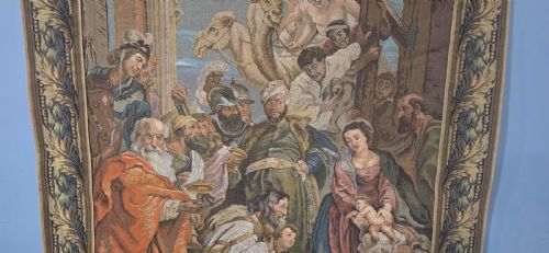 FRENCH SIGNED TAPESTRY - ADDITIONAL PHOTO 7