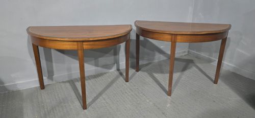 fig 1. Fine Pair Regency Mahogany Console Tables