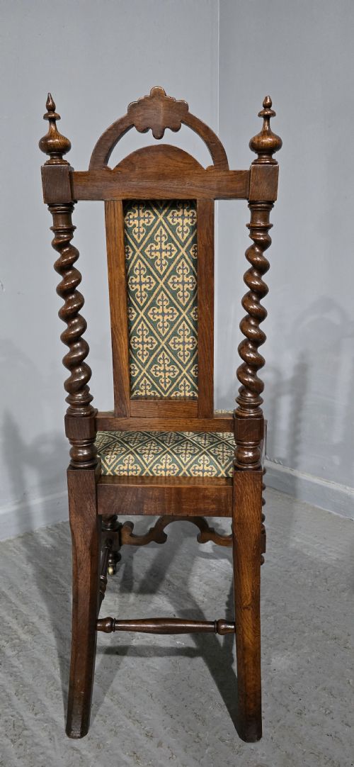 WONDERFUL WALNUT HALL CHAIR - ADDITIONAL PHOTO 8