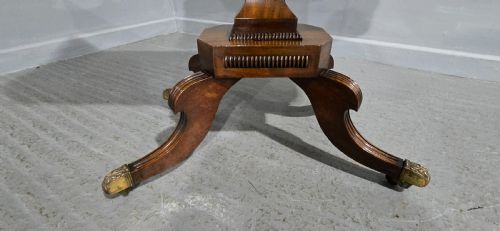 FINE REGENCY BRASS INLAID CARD TABLE - ADDITIONAL PHOTO 9