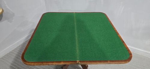 FINE REGENCY BRASS INLAID CARD TABLE - ADDITIONAL PHOTO 14