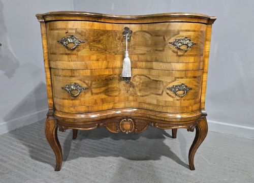 SUPERB WALNUT COMMODE CHEST OF DRAWERS - ADDITIONAL PHOTO 1