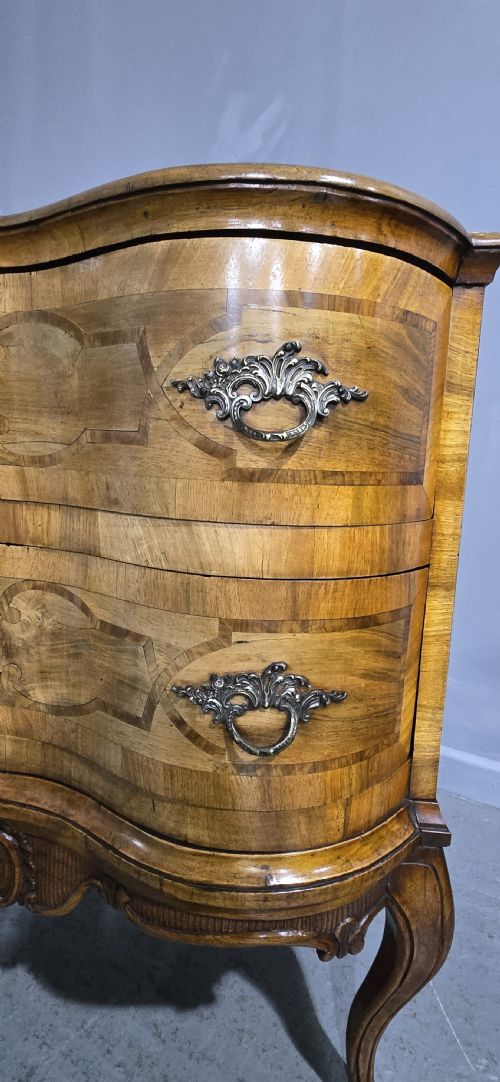 SUPERB WALNUT COMMODE CHEST OF DRAWERS - ADDITIONAL PHOTO 4