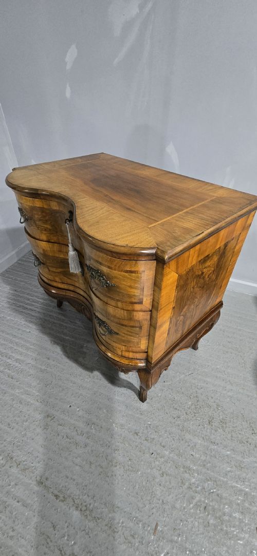 SUPERB WALNUT COMMODE CHEST OF DRAWERS - ADDITIONAL PHOTO 16