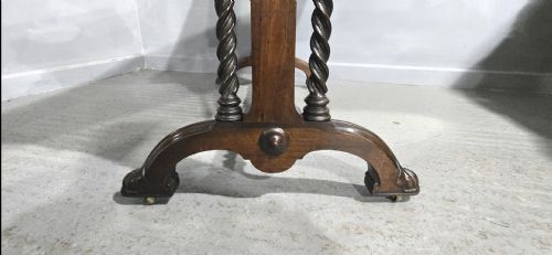 SUPERB REGENCY ROSEWOOD LIBRARY WRITING TABLE - ADDITIONAL PHOTO 6