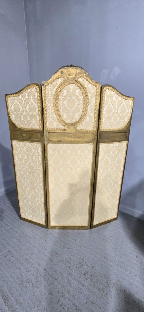 fig 1. Fine French Three Fold Gilt Screen