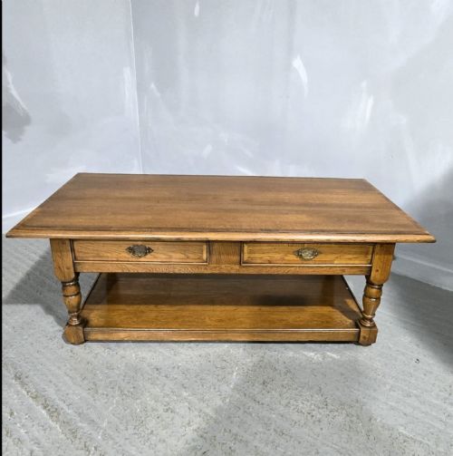 Oak Plank Coffee Table