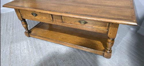 fig 1. Oak Plank Coffee Table