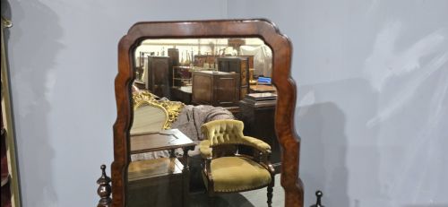 SUPER BURR WALNUT CHEVAL MIRROR - ADDITIONAL PHOTO 6