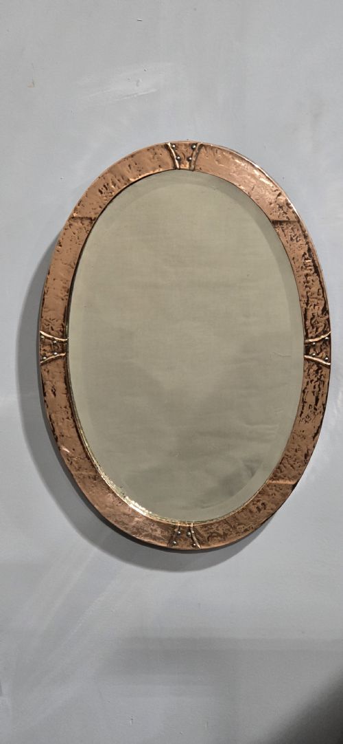 ART AND CRAFTS COPPER MIRROR - ADDITIONAL PHOTO 1