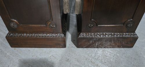 SUPER PAIR REGENCY MAHOGANY SIDE CABINETS - ADDITIONAL PHOTO 2