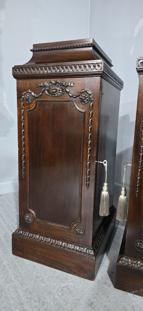 SUPER PAIR REGENCY MAHOGANY SIDE CABINETS - ADDITIONAL PHOTO 4