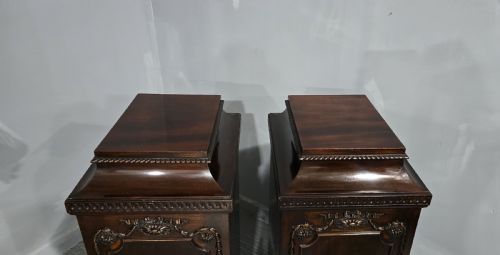 SUPER PAIR REGENCY MAHOGANY SIDE CABINETS - ADDITIONAL PHOTO 8