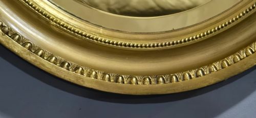 VICTORIAN OVAL GILT MIRROR - ADDITIONAL PHOTO 3