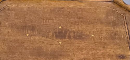 PAIR ENGLISH WALNUT INLAID WINE TABLES - ADDITIONAL PHOTO 7