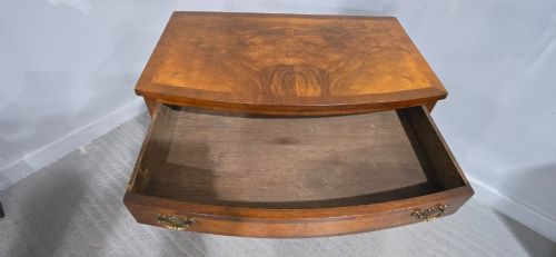 BURR WALNUT QUEEN ANNE LOW BOY - ADDITIONAL PHOTO 10