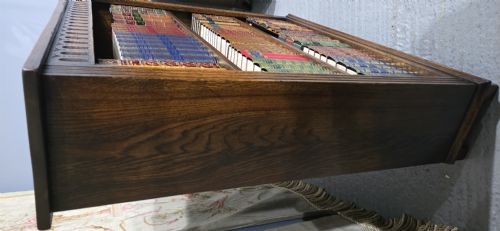 SOLID OAK OPEN ADJUSTABLE LIBRARY BOOKCASE - ADDITIONAL PHOTO 4