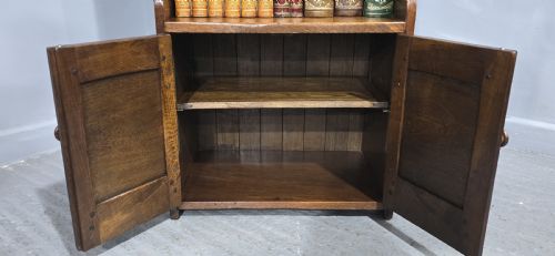 SOLID OAK OPEN BOOKCASE - ADDITIONAL PHOTO 4