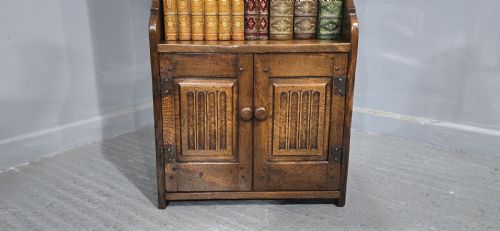 SOLID OAK OPEN BOOKCASE - ADDITIONAL PHOTO 5