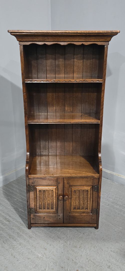 SOLID OAK OPEN BOOKCASE - ADDITIONAL PHOTO 6