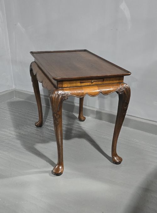 SUPER TRAY TOPPED WALNUT COFFEE TABLE - ADDITIONAL PHOTO 4