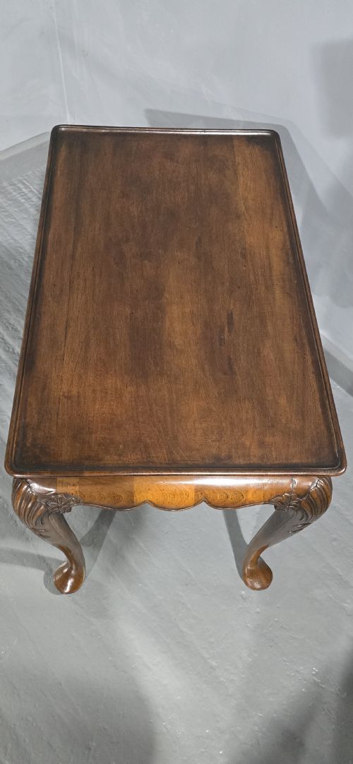 SUPER TRAY TOPPED WALNUT COFFEE TABLE - ADDITIONAL PHOTO 5