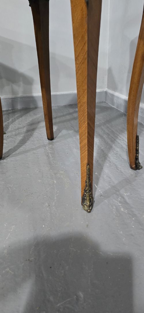 SUPER PAIR FRENCH BEDSIDE LAMP TABLES - ADDITIONAL PHOTO 5