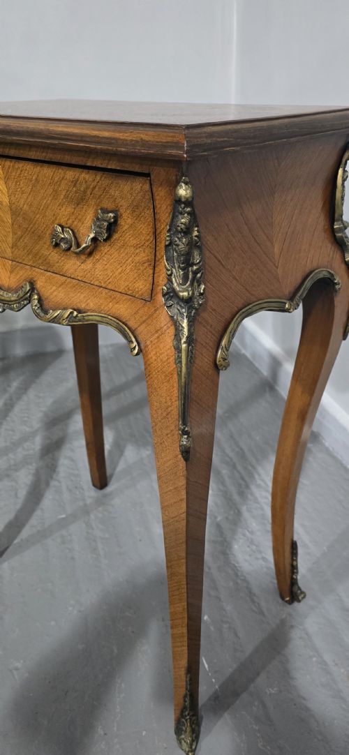 SUPER PAIR FRENCH BEDSIDE LAMP TABLES - ADDITIONAL PHOTO 6