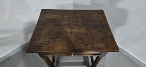 FINE C17TH OAK SIDE TABLE - ADDITIONAL PHOTO 5