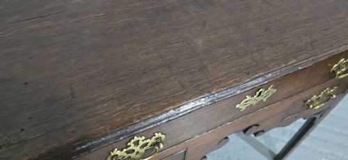 SUPERB C17TH OAK LOWBOY - ADDITIONAL PHOTO 7