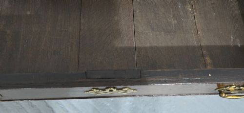 SUPERB C17TH OAK LOWBOY - ADDITIONAL PHOTO 10