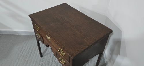 SUPERB C17TH OAK LOWBOY - ADDITIONAL PHOTO 11