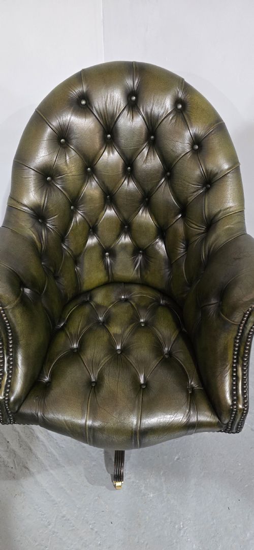 SUPER LEATHER OFFICE DESK CHAIR - ADDITIONAL PHOTO 3