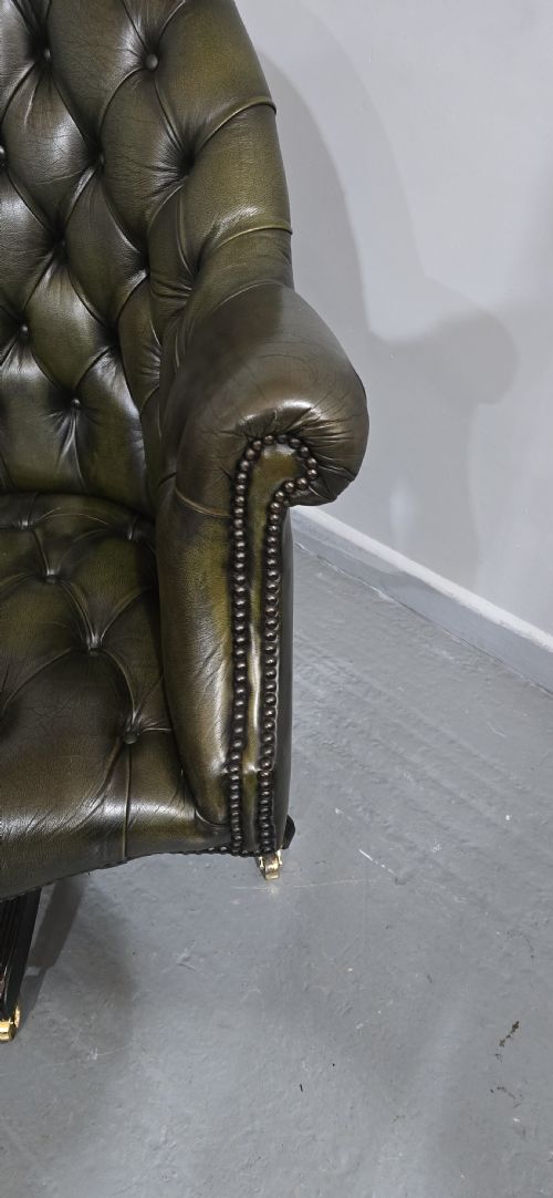 SUPER LEATHER OFFICE DESK CHAIR - ADDITIONAL PHOTO 4