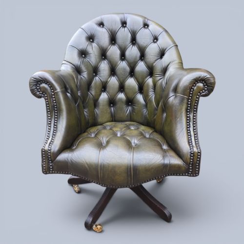 SUPER LEATHER OFFICE DESK CHAIR - ADDITIONAL PHOTO 9
