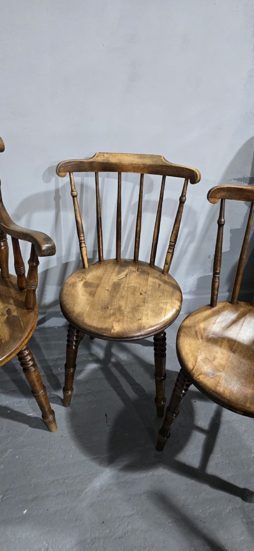 SUPER SET EIGHT KITCHEN FARMHOUSE CHAIRS - ADDITIONAL PHOTO 12