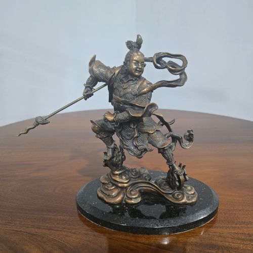BRONZE SCULPTURE 'NE ZHA' - ADDITIONAL PHOTO 1