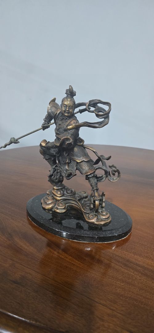 BRONZE SCULPTURE 'NE ZHA' - ADDITIONAL PHOTO 2